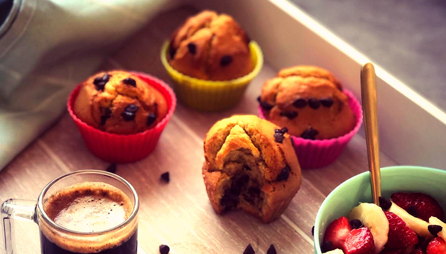 Photo de Muffins aux pépites de chocolat